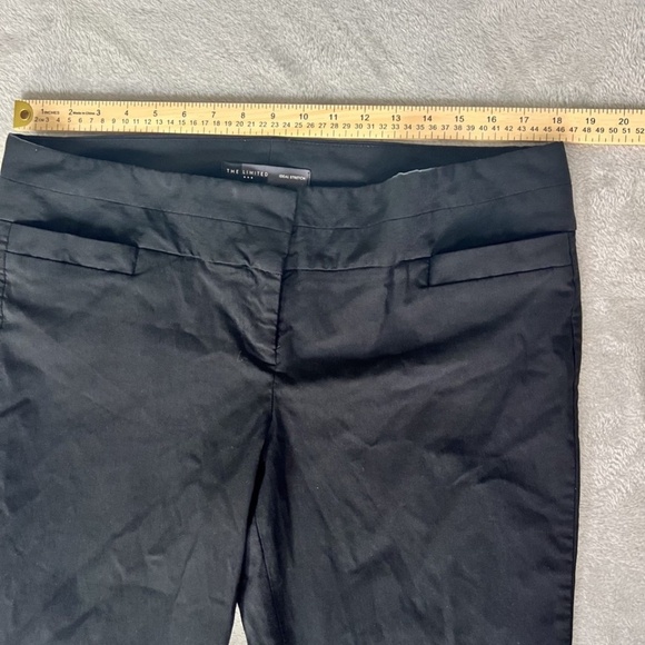 The Limited Womens Size 14 Short Ideal Stretch Black Dress Trousers Slacks - Picture 6 of 7